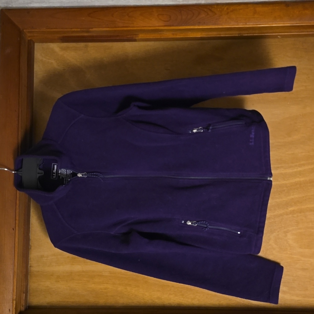 LLBean Full Zip Fleece - Purple